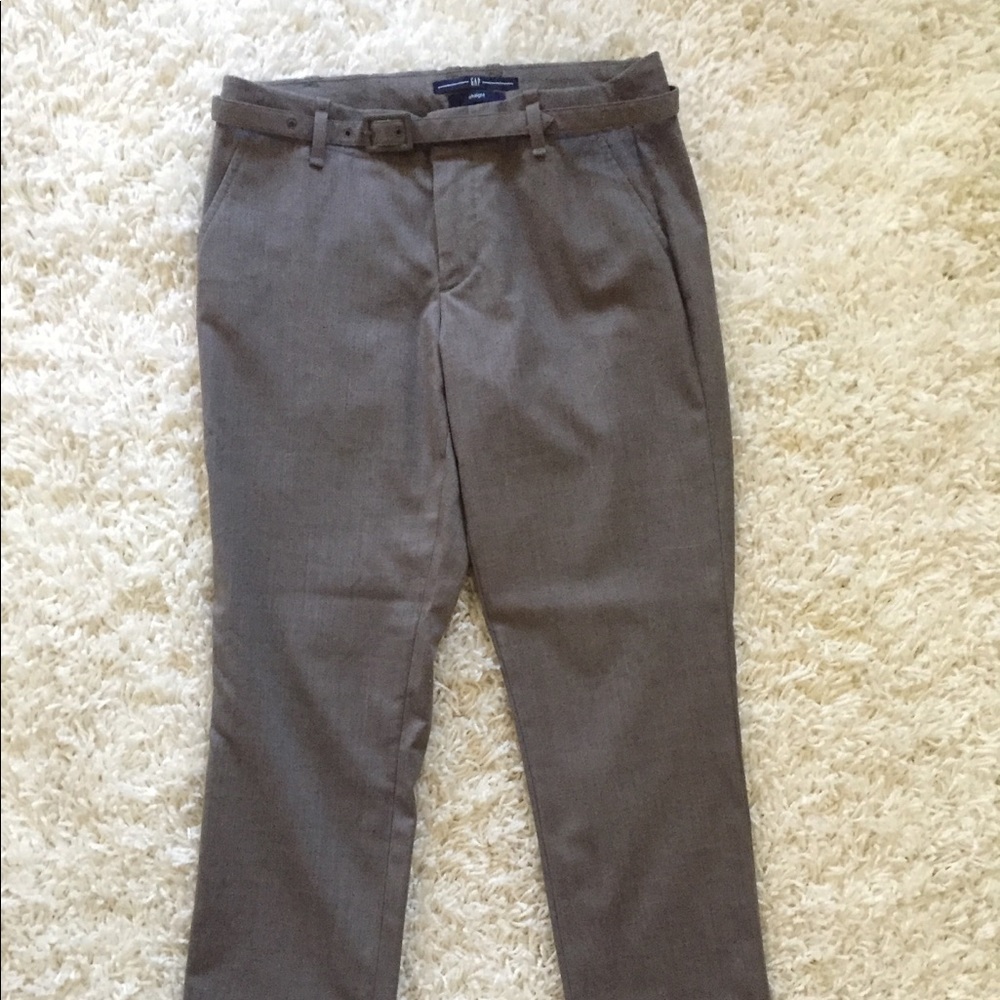 Brown Gap Stretch Dress Pants